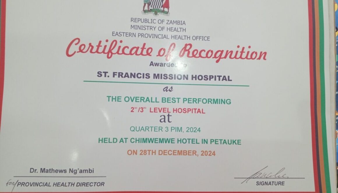certificate SFH